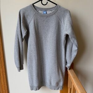 The Black Dog Martha’s Vineyard Gray Sweatshirt Tunic Dress Oversized Small